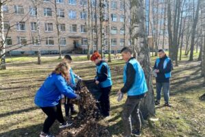 В Петербурге провели «военный субботник» раньше срока, заметила «Ротонда»